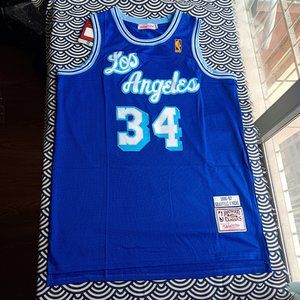 Los Angeles#34 Oneal Nba Basketball Jersey Blue